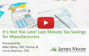Manufacturing Webinar