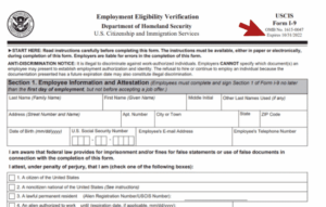 New I-9 form 2020