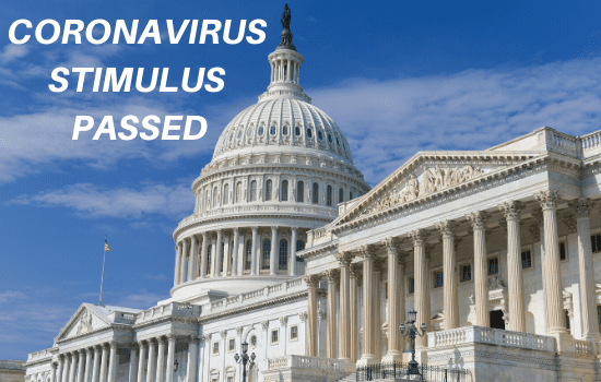 Coronavirus stimulus passed featured image