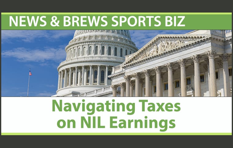 News & Brews Blog Graphic with the US Capitol Building as the featured image. The text 