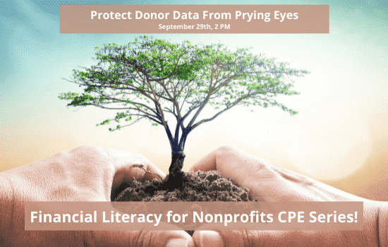 Protect Donor Data