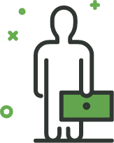 person briefcase icon