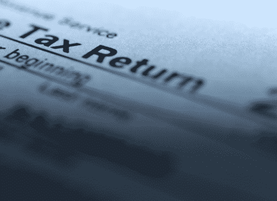Tax return forms.