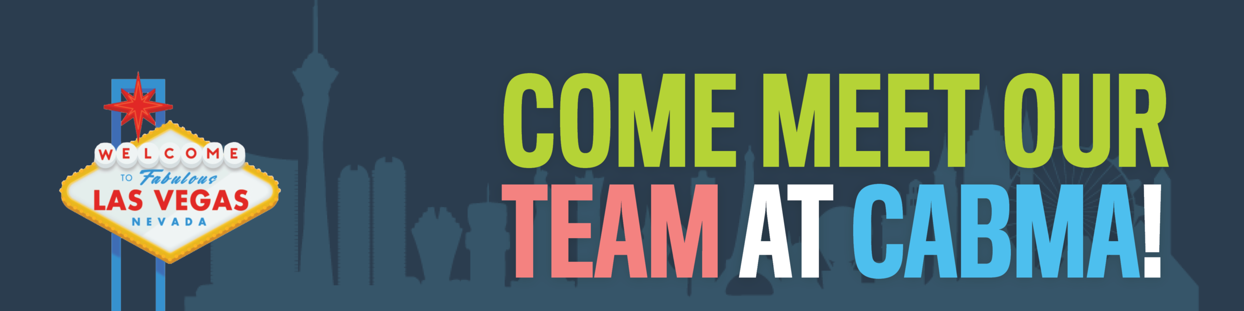Graphical header for the 2022 CABMA Convention in Las Vegas, Nev.