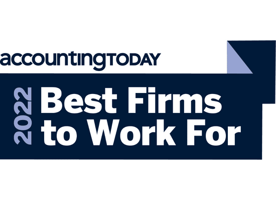 The official logo of the Accounting Today 2022 Best Firms to Work For.