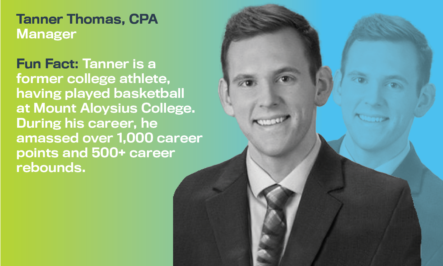 Featured image box of Tanner Thomas, a manager at James Moore.