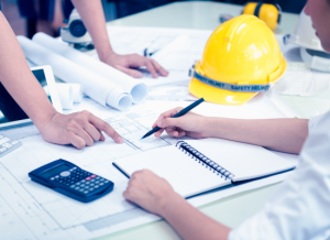 An accountant providing outsourced accounting services for a construction company.