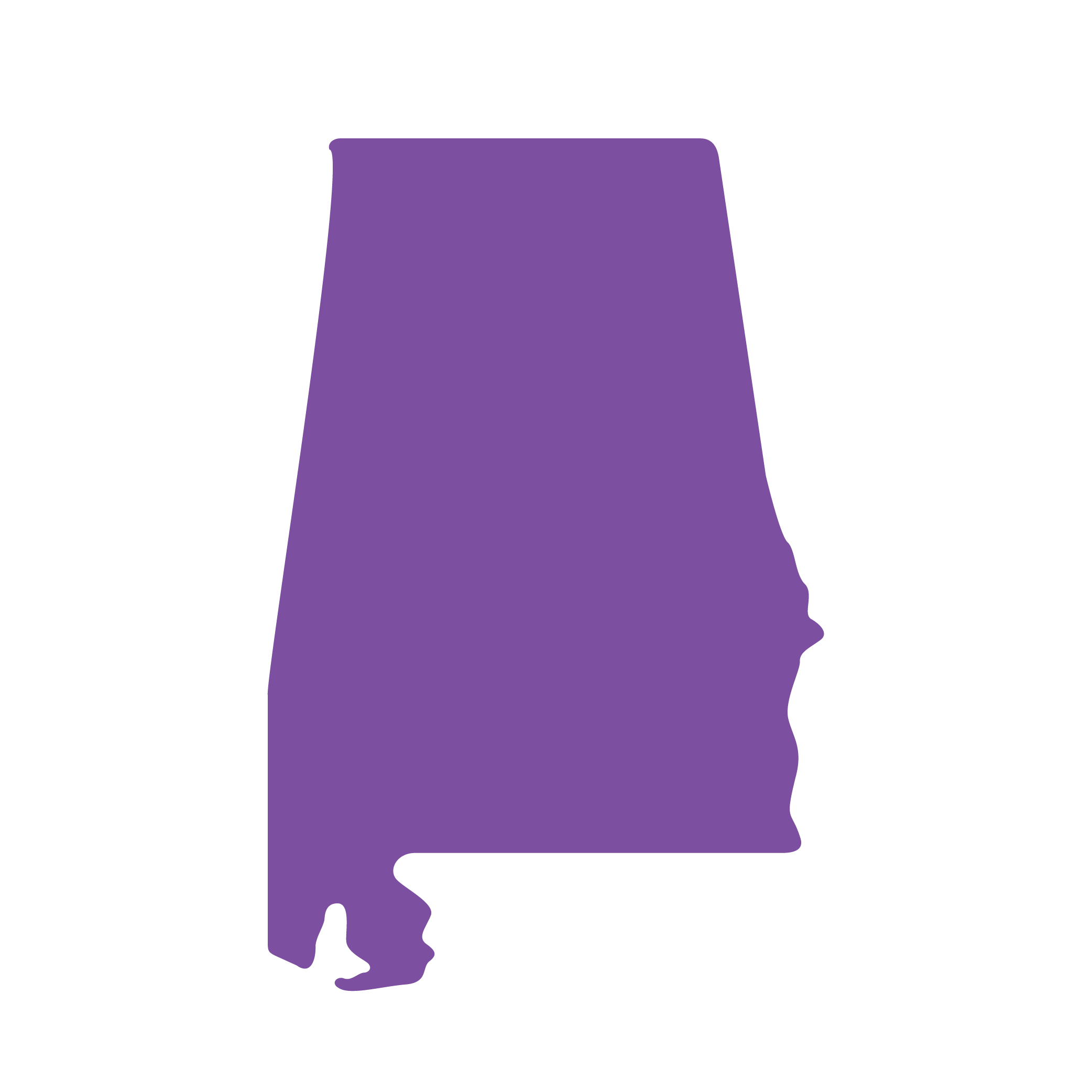 State-Outline_Alabama State outline of Alabama
