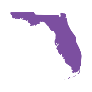 State outline of Florida