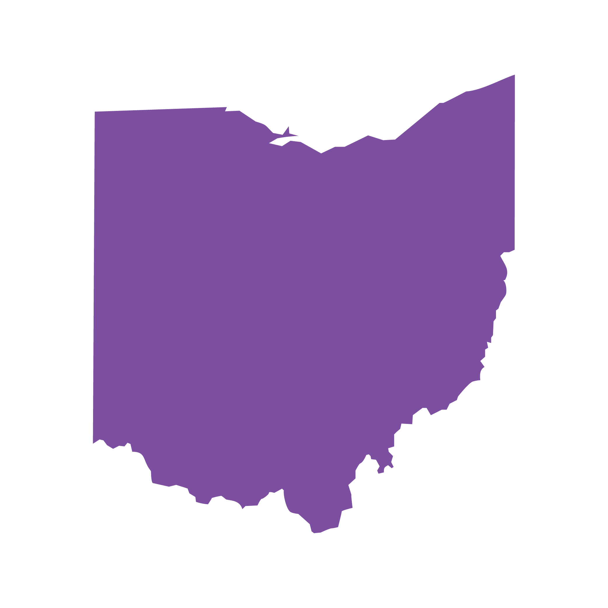 State-Outline_Ohio State outline of Ohio