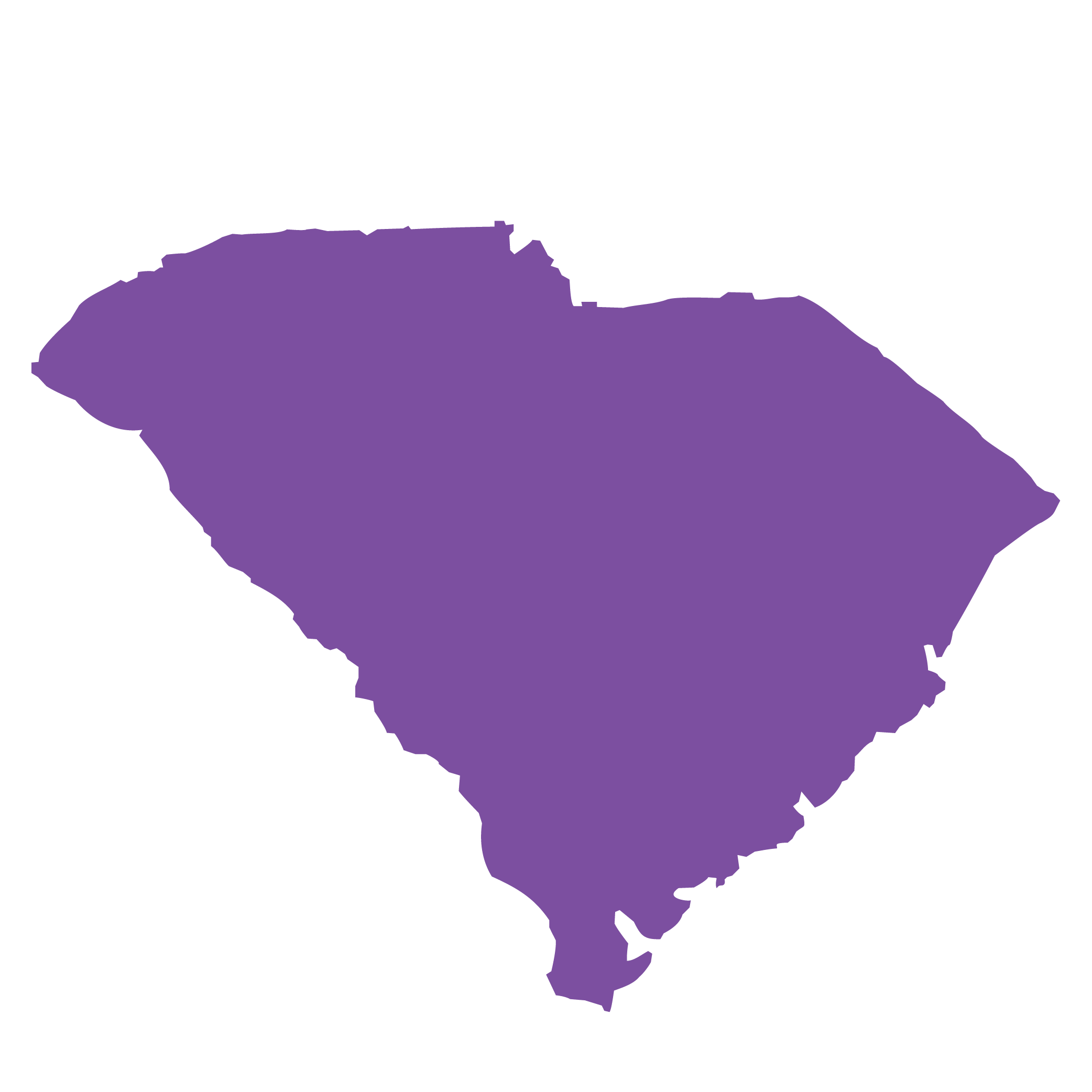 State-Outline_South Carolina State outline of South Carolina