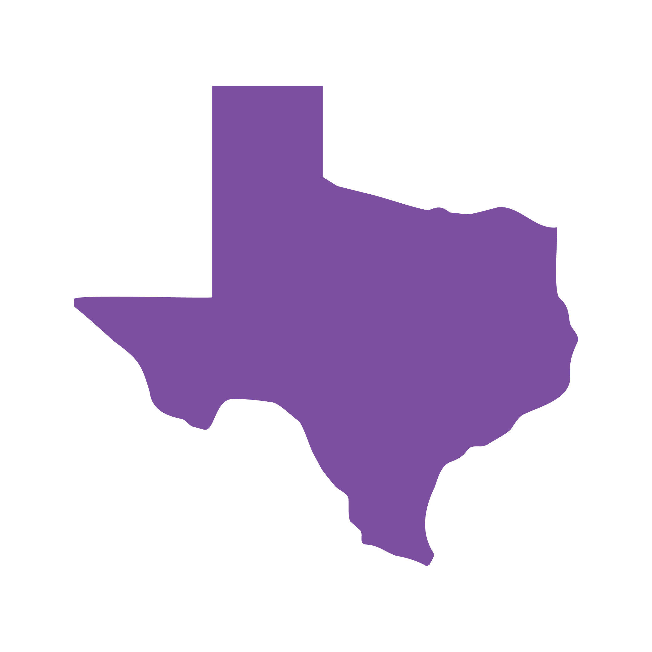 State-Outline_Texas State outline of Texas