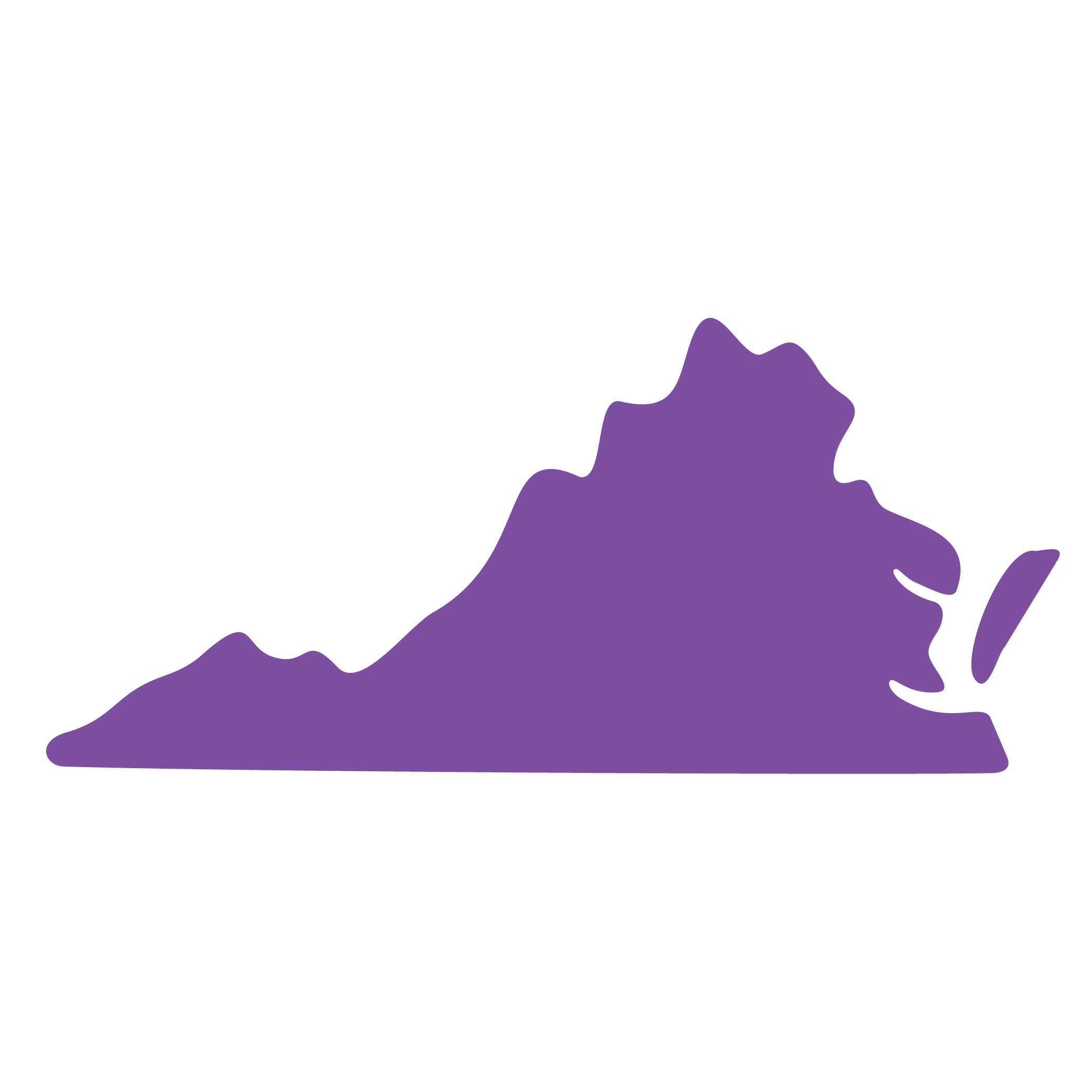 State-Outline_Virginia State outline of Virginia