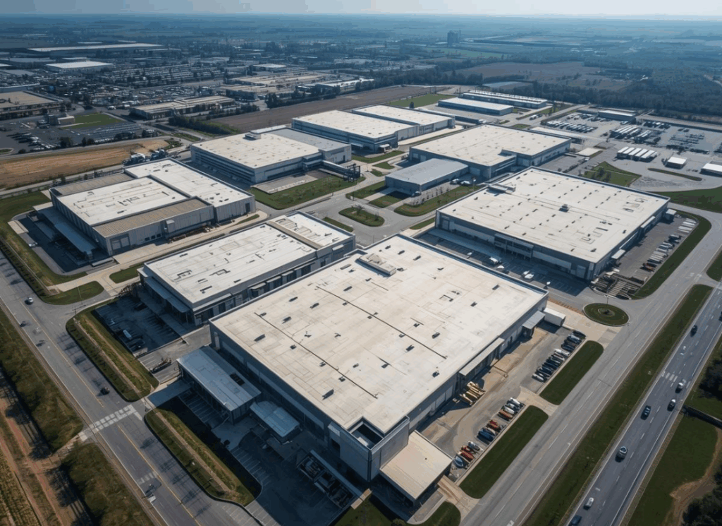 U.S. industrial net absorption reached 45.1M square feet in Q3 2025, up 30% quarter-over-quarter.