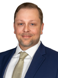 Craig Pegler headshot with suit and tie