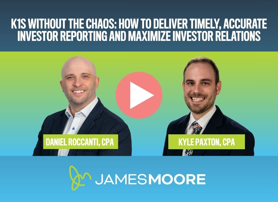 K-1s Without the Chaos: Deliver Timely, Accurate Investor Reporting and Maximize Investor Relations