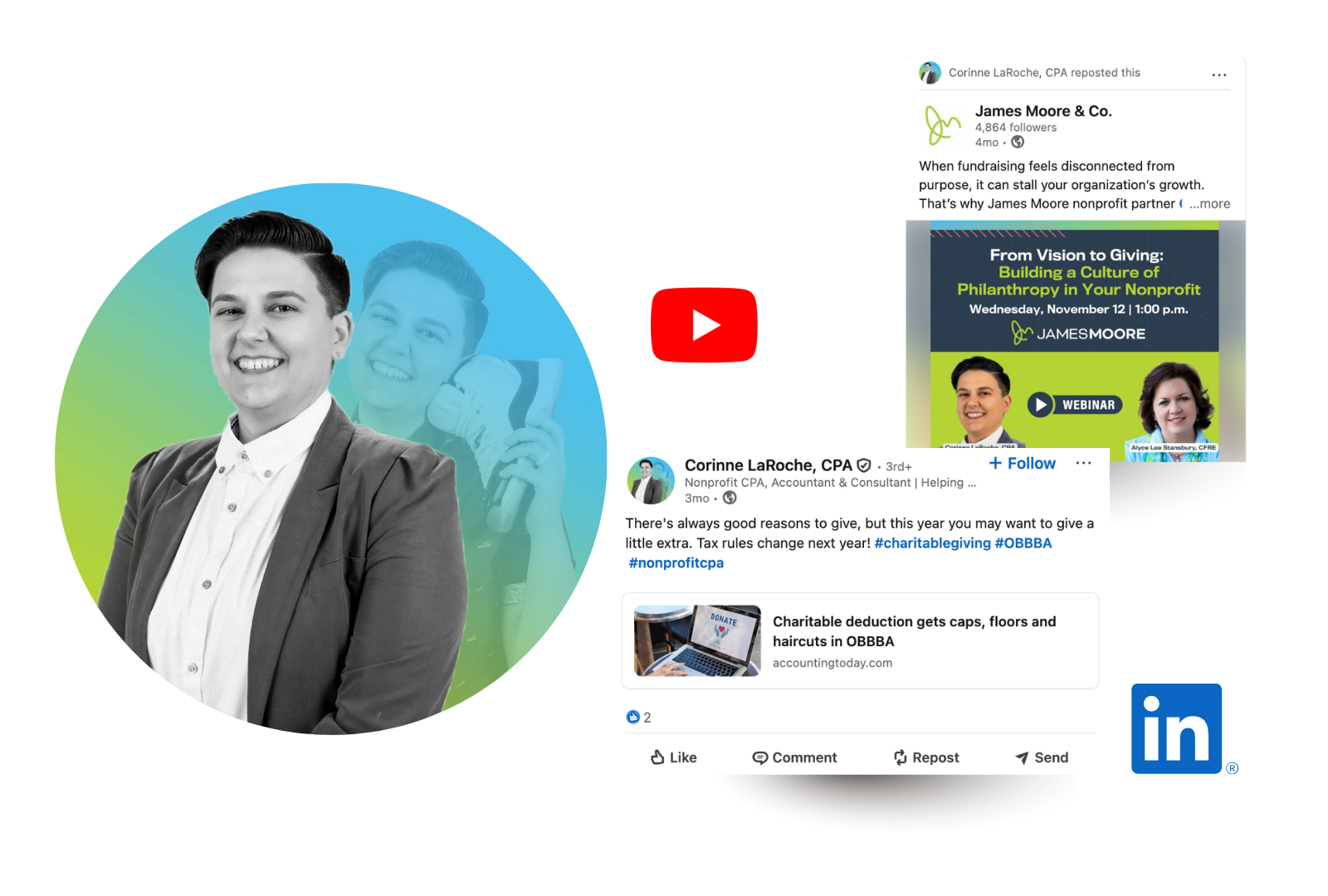 Corrine LeRoche Social Profiles