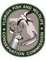 Florida Fish and Wildlife logo with bird, fish, and deer