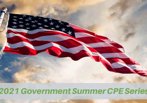 2021 Government Summer CPE Series
